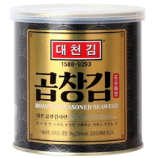 대천 바삭바삭 저염 곱창김 30g x 6캔, 6개