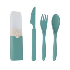 학생용 밀 밀짚 숟가락 포크 젓가락 도시락 상자 친환경 식기, 1.02, 1개