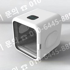 펫드라이룸 62리터 2세대 반려동물 건조기 더욱 빠른 드라이기 자력 도어 털건조기, 화이트 일반형, 1개