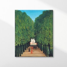 앙리 루소 세인트클라우드 공원 에비뉴, 깔끔한 아크릴액자, 70×90cm (작품비율조정)