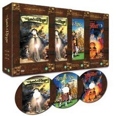 DVD 에니메이션 반지의 제왕 박스세트 (3disc) 반지의제왕 + 호빗의여정 + 호빗의모험, 1개