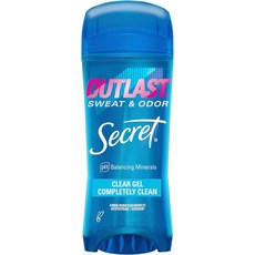 Secret 시크릿 아웃래스트 클리어 젤 우먼 데오드란트 컴플리틀리 클린, 2개, 96g