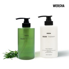 워샤 쑥테라피 샴푸 500ml + 트리트먼트, 1세트
