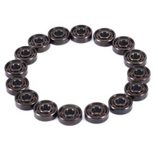 16 개 세라믹 608 베어링 8X22X7mm ABEC-11 하이브리드 6 흰색 ZrO2 공 스케이트 보드 베어링 스케이트 인라인 롤러