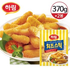 하림 치즈스틱 370g 2개