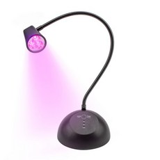 네일 젤 램프 UV 드라이기 휴대용 데스크탑 포커스 빔 USB 충전식 무선 미니 배터리 18w LED 라이트 경화 손가락, Black, EU