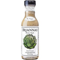 Briannas 리얼 프렌치 비네그레트 드레싱, 355ml, 1개