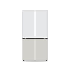 LG 오브제컬렉션 4도어 T873MWG012 (네이처화이트/네이처 그레이/ 870L)