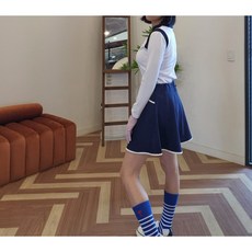  조이배색 여성 골프티셔츠 골프웨어 