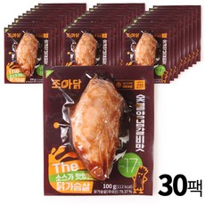 조아닭 THE 소스가 맛있는 닭가슴살 숯불양념갈비맛 100g 30팩, 30개