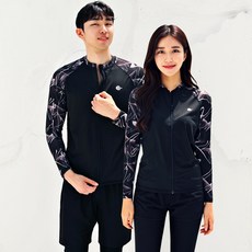 비욘 상의+하의 2종 세트 트루디 집업 래쉬가드 / 루즈핏 빅사이즈 BUEHN
