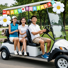 이벤트홀릭 골프카트 라운딩 생일파티용품세트, 1.일반세트 1.일반세트