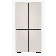 삼성전자 비스포크 4도어 냉장고 메탈 875L 방문설치, 매트 멜로우 화이트, RF84C906B4W