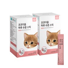 코코다움 하루 수분 스틱 고양이 신장 요로 결석 방광염 신부전 영양, 2개, 유리너리(비뇨계)/신장 - 코코다움