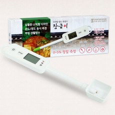 SJ001 염도 측정기 장금이 온도 디지털, 1개