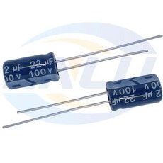 알루미늄 전해 캐패시터 1UF 2.2UF 3.3UF 4.7UF 100V, 12 100V 1000UF 5PCS
