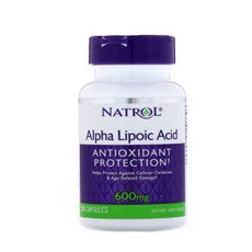 나트롤 알파리포산 알 R 리포산 Alpha Lipoic Acid 600mg 30정, 1개