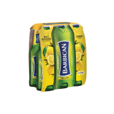 BARBICAN Lemon Non-Alcoholic Drink - 무알코올 탄산음료 바비칸 레몬, 6개, 330ml