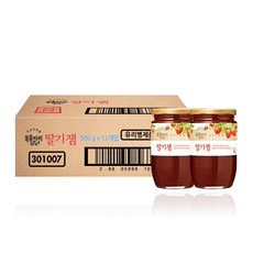 복음자리 딸기잼, 500g, 12개