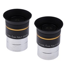 ZLD 천문 망원경을위한 2Pcs 1.25 "4 / 6mm 31.7mm 풀 HD PLOSSL 접안 렌즈