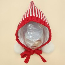 신생아 크리스마스 모자 겨울 돌아기 신생아 딸꾹질 산타 모자 보넷 산타핏 신생모