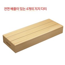 사무실발받침대 책상발받침대 컴퓨터 사무용 원목 나무 발받침대, AV_가로 90 x 세로 30 x 높이 15, 1개