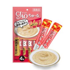 챠오츄르 고양이간식 참치연어 SC143 4PX10개