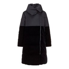 [갤러리아] 엠포리오 아르마니[2019 F/W 엠포리오아르마니][여성]벨루어 배색 패딩 코트(A319308538)