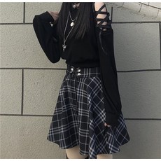 [인기있는 물건 지뢰계 옷 인기순위 15개]투피스 코디 블랙 치마 후드티 일본 지뢰계, 안사곤 못배기겠어요 ㅋㅋ