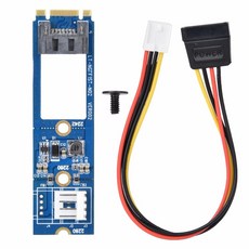 M2 SATA M.2 NGFF SATA 7Pin SATA 수평 변환기 어댑터 카드 확장 카드 + 4Pin 전원 케이블 (WinXP Win7 Win8 용)|컴퓨터 케이블 & 커넥, 단일, 기타, 1개