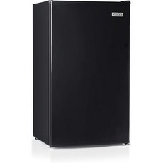 Igloo 3.2 Cu.Ft. 냉동고가 있는 싱글 도어 컴팩트 냉장고 유리 선반에서 슬라이드 아웃 가정 사무실 기숙사에 적합 플래티넘, 3.2 Cu. Ft., Black Original
