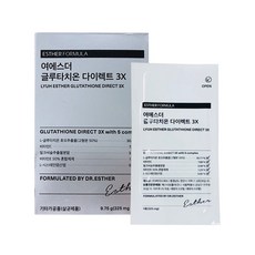 여에스더 글루타치온 다이렉트 3X 30매, 1박스