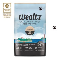  웰츠 캣 저지방 다이어트 고양이 사료, 6kg, 1개 