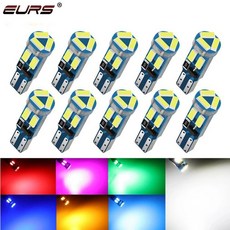 자동 대시 보드 게이지 램프 자동차 인테리어 조명 경고 표시기 계기 조명 T5 LED 전구 W3W W1.2W 70 73 74 12V 20 개 10 개 2, 빨간, 2 pieces, 2개