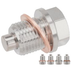 Dsnaduo M14x1.5MM 스테인리스 스틸 엔진 마그네틱 오일 배수 플러그 1개 혼다 어코드 시빅 CR-V 오디세이 어큐라 포드 GM 마쯔다 현대 기아 아우디 RAM 야마, M16x1.5