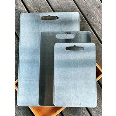 업소용 대형 도마 정육점 식당 주방 특대형 스텐 김치 대형 반죽 양면, 중간 사이즈