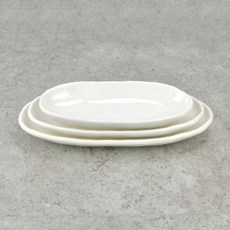 멜라민 타원김치볼 업소용원형그릇 반찬접시 플레이팅, 본품, 본품, 1개