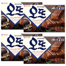오리온 오뜨 쇼콜라 케익, 150g, 4개