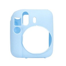 인스탁스 미니 12 용 방진 실리콘 보호 케이스 커버 스크래치 방지 단색 내마모성 가방