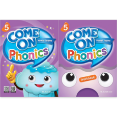 Come On Phonics 컴온 파닉스 1 2 3 4 5 Student Book+WorkBook 세트 (전2권) : 슝슝당일발송, Come On Phonics 5 SB+WB set