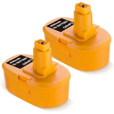 ORHFS 2팩 4600mAh 18V DC9096 DeWalt용 교체 배터리 DC9098 DeWalt XPR 무선 전동공구 DC9099 DW90