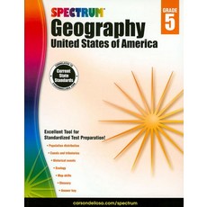 Spectrum Geography Grade 5(Paperback):United States of America