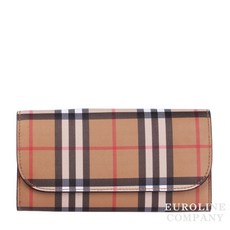 명품_유로 BURBERRY 할튼 빈티지 체크 장지갑 4071410