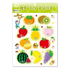 청양토이 펠트자석교구과일 펠트모형자석 펠트교구