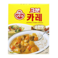 오뚜기 3분 카레 순한맛, 200g, 10개