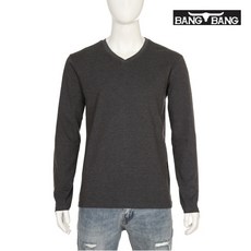 뱅뱅 뱅뱅 공용 베이직 브이넥 티셔츠 토우프