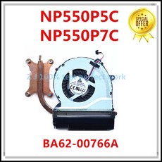노트북쿨러 삼성 호환 노트북 냉각 방열판 팬 BA62-00675A BA62-00766A 포함 KSB0805HB BA81-16653A 100% 테스트 완료 NP550P5C NP550, 01 기타, 1개