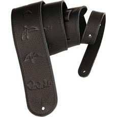 PRS 기타 가죽버드 스트랩 블랙 ACC-3119, Strap