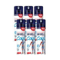 해피홈 에어파스 쿨 에어로솔 300ml, 1개입, 6개
