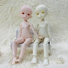 Bjd 인형 장난감 움직이는 관절 사랑스러운 얼굴 바디 신발 없는 인형 머리 16 28cm 20, 4.No makeup doll